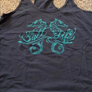 Salt Life Tops - Salt Life - Seahorse Tank Top - LARGE Salt Life Tops - Salt Life - Seahorse Tank Top - LARGE